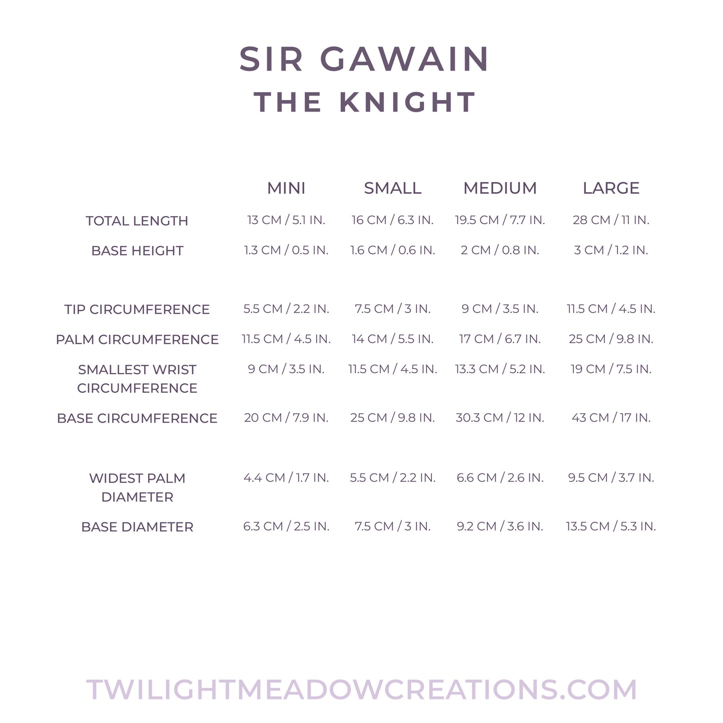 Small Sir Gawain (Firmness: Soft)