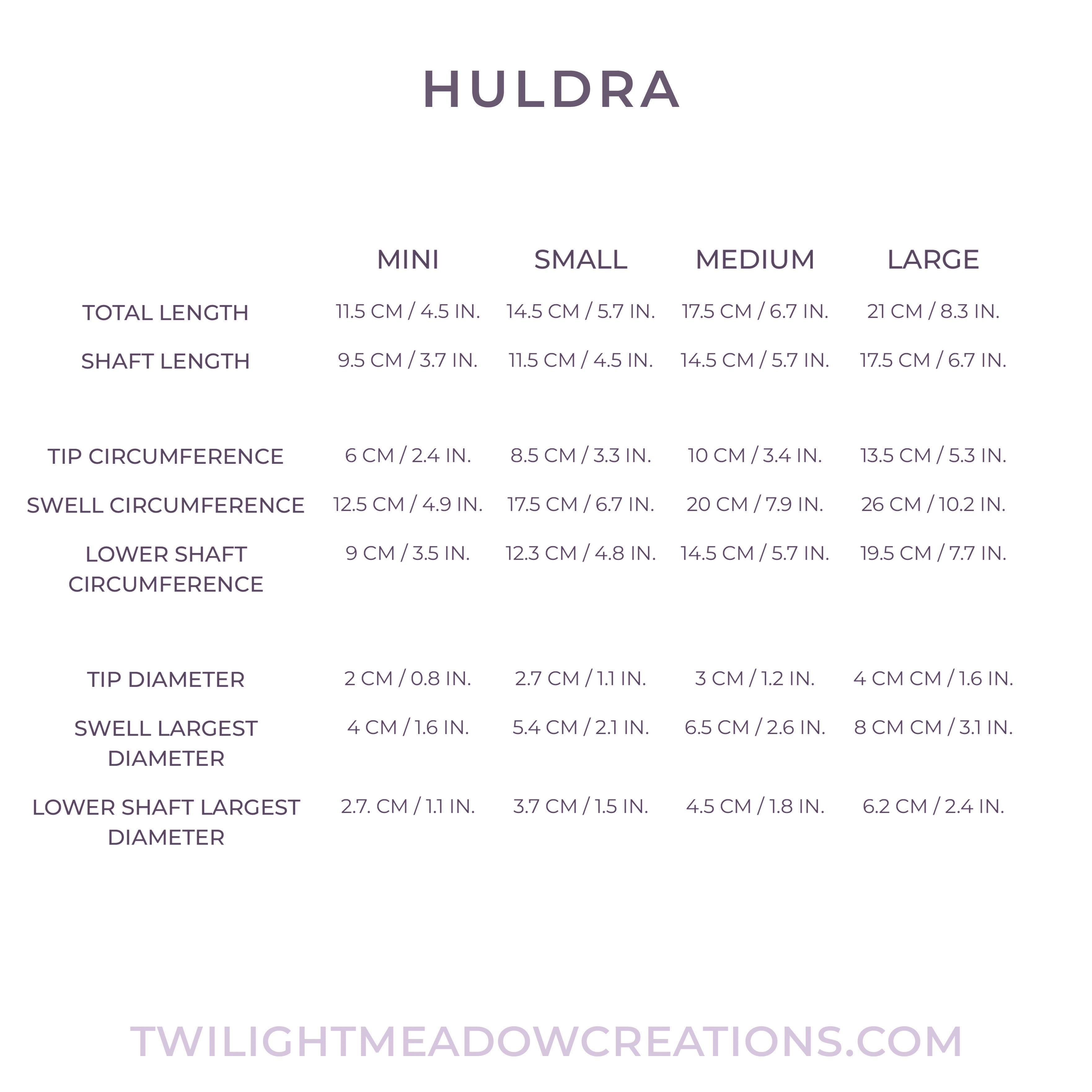 Small Huldra (Firmness: Medium)