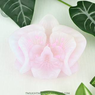 Handpainted O/S Moon Orchid Grinder (Firmness: Medium)