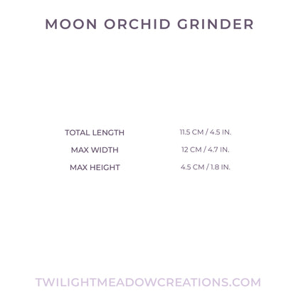 Wildwood Alchemy Custom Moon Orchid Grinder