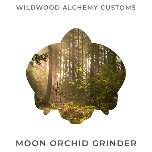 Wildwood Alchemy Custom Moon Orchid Grinder