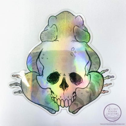 Skull Toad Stickers