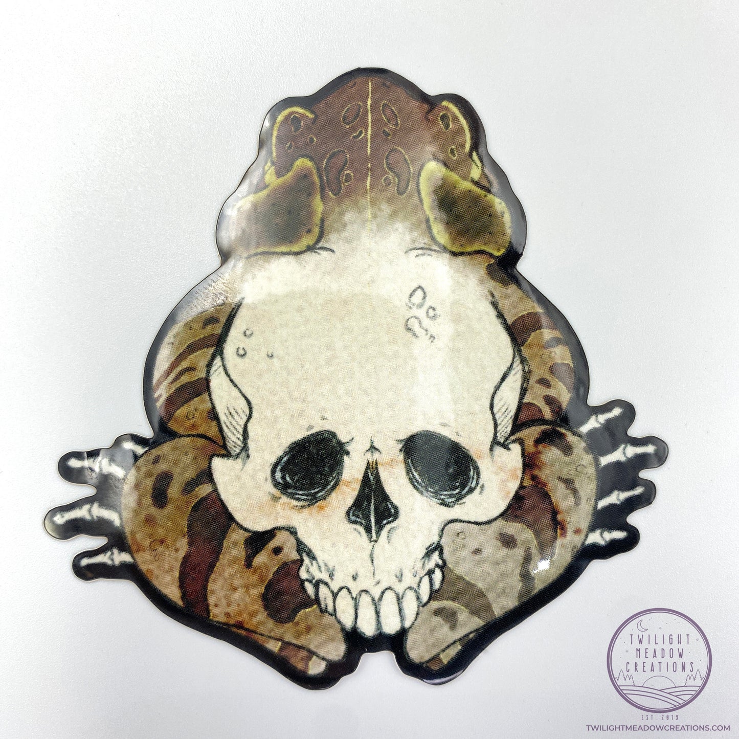 Skull Toad Stickers